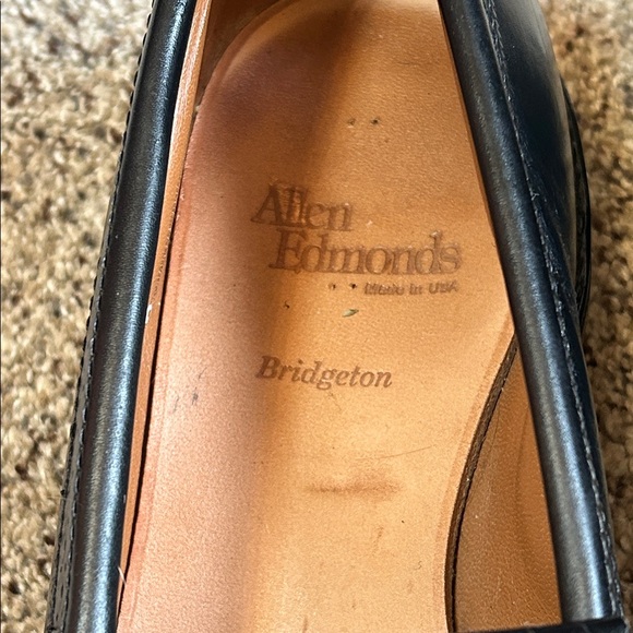 Allen Edmonds Bridgeton Black Leather Tassel Loafers size 9 C narrow - Picture 4 of 15
